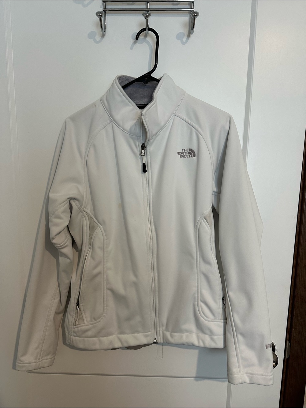 The North Face Women’s White Softshell Utility Jacket